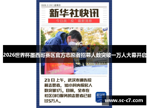 2026世界杯墨西哥赛区官方志愿者招募人数突破一万人大幕开启